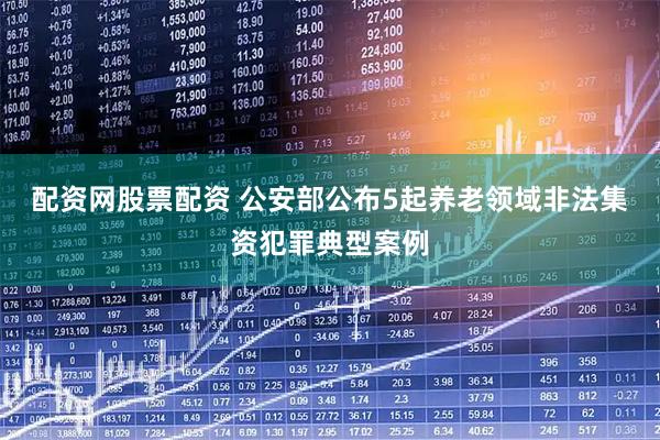 配资网股票配资 公安部公布5起养老领域非法集资犯罪典型案例